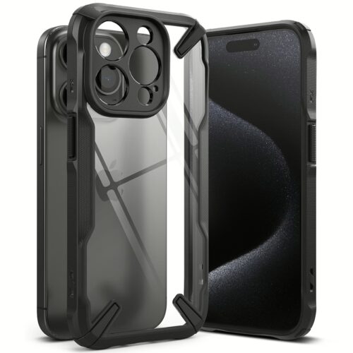 Ringke รุ่น Fusion X - เคส iPhone 15 Pro - สี Black - Image 4