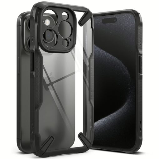Ringke รุ่น Fusion X - เคส iPhone 15 Pro - สี Black - Image 4