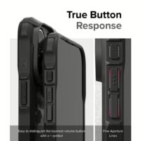 Ringke รุ่น Fusion X - เคส iPhone 15 Pro - สี Camo Black