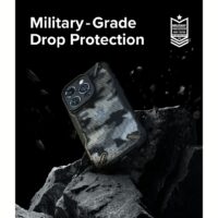 Ringke รุ่น Fusion X - เคส iPhone 15 Pro - สี Camo Black