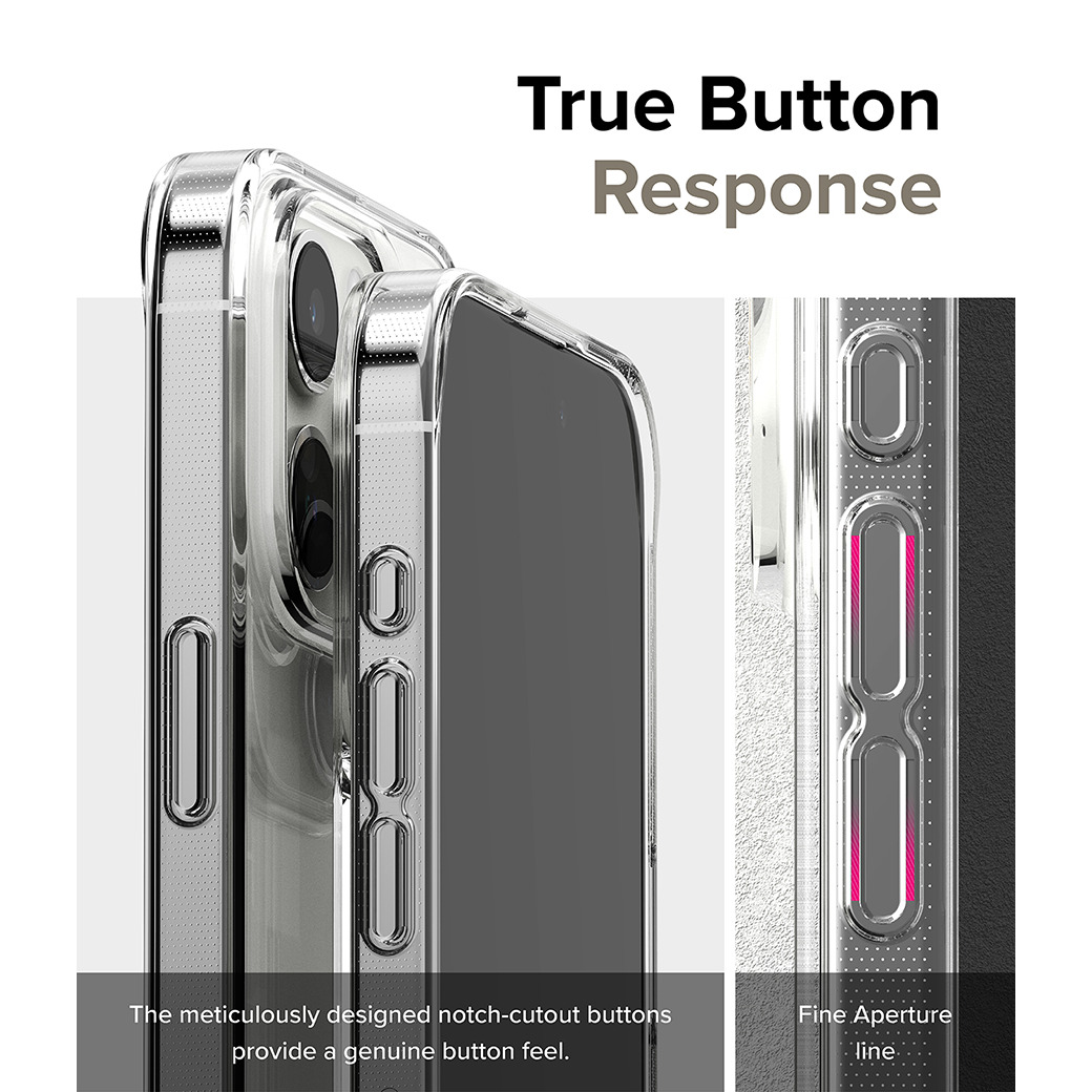 Ringke รุ่น Air - เคส iPhone 15 Pro - สี Clear
