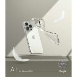 Ringke รุ่น Air - เคส iPhone 15 Pro - สี Clear