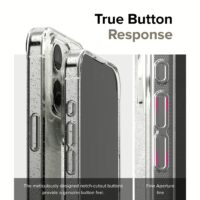 Ringke รุ่น Air - เคส iPhone 15 Pro - สี Glitter Clear
