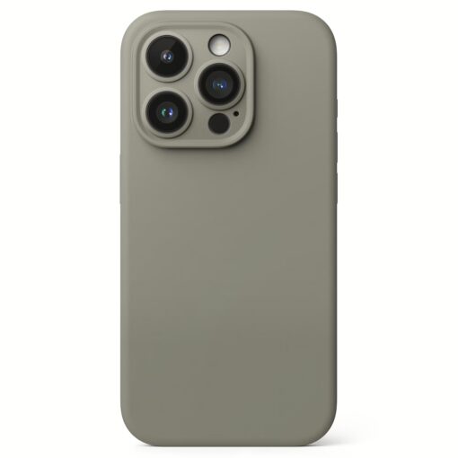 Ringke รุ่น Silicone Magnetic - เคส iPhone 15 Pro - สี Gray - Image 4