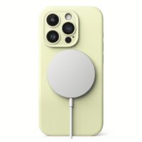 Ringke รุ่น Silicone Magnetic - เคส iPhone 15 Pro - สี Sunny Lime