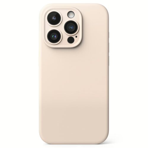 Ringke รุ่น Silicone Magnetic - เคส iPhone 15 Pro - สี Pink Sand - Image 4