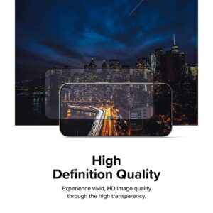 Ringke รุ่น Screen Protector Tempered Glass - ฟิล์มกระจก iPhone 15 Pro 15 Ringke รุ่น Screen Protector Tempered Glass - ฟิล์มกระจก iPhone 15 Pro