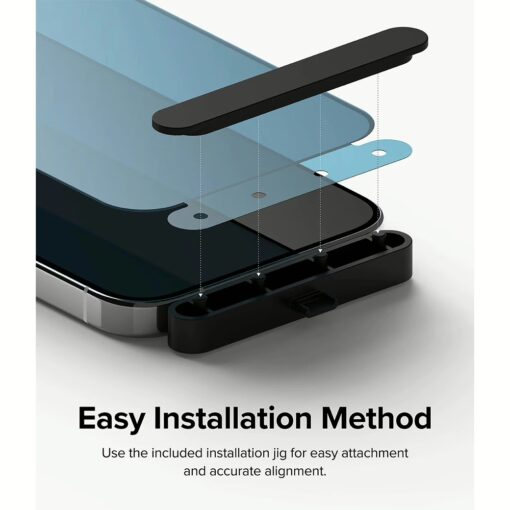 Ringke รุ่น Privacy Tempered Glass - ฟิล์มกระจก iPhone 15 Pro - Image 12