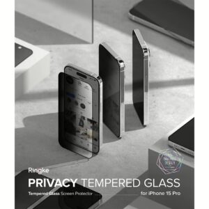 Ringke รุ่น Privacy Tempered Glass - ฟิล์มกระจก iPhone 15 Pro 15 Ringke รุ่น Privacy Tempered Glass - ฟิล์มกระจก iPhone 15 Pro
