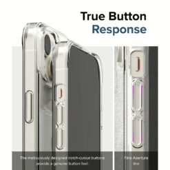 Ringke รุ่น Fusion - เคส iPhone 15 Plus - สี Clear