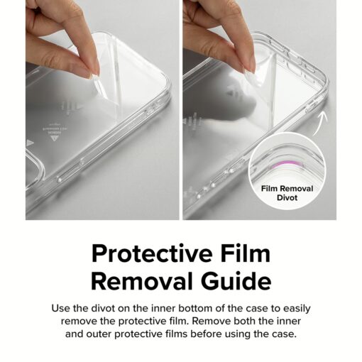 Ringke รุ่น Fusion - เคส iPhone 15 Plus - สี Clear - Image 15