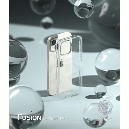 Ringke รุ่น Fusion - เคส iPhone 15 Plus - สี Clear - Image 5