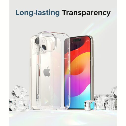 Ringke รุ่น Fusion - เคส iPhone 15 Plus - สี Clear - Image 6