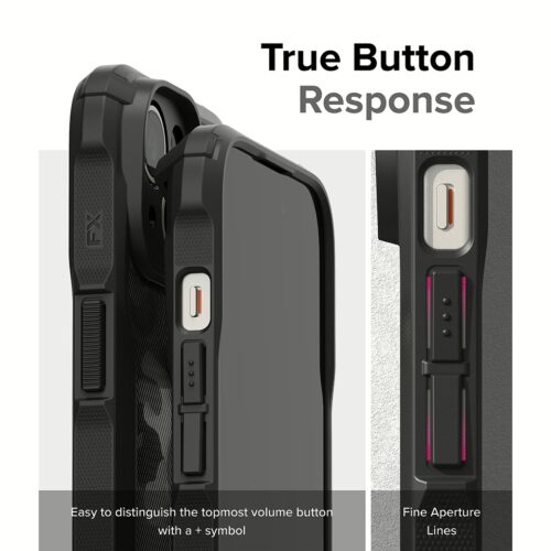 Ringke รุ่น Fusion X - เคส iPhone 15 Plus - สี Camo Black - Image 13