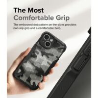 Ringke รุ่น Fusion X - เคส iPhone 15 Plus - สี Camo Black