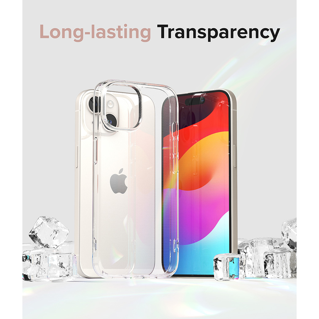 Ringke รุ่น Air - เคส iPhone 15 Plus - สี Clear 32 Ringke รุ่น Air - เคส iPhone 15 Plus - สี Clear