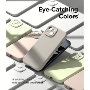 Ringke รุ่น Silicone Magnetic - เคส iPhone 15 Plus - สี Stone