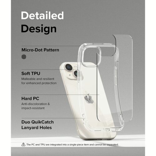 Ringke รุ่น Fusion - เคส iPhone 15 - สี Clear - Image 12