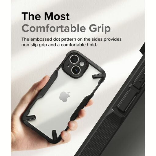 Ringke รุ่น Fusion X - เคส iPhone 15 - สี Black - Image 7
