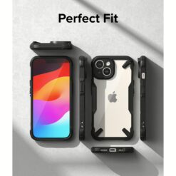Ringke รุ่น Fusion X - เคส iPhone 15 - สี Black