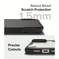 Ringke รุ่น Fusion X - เคส iPhone 15 - สี Black