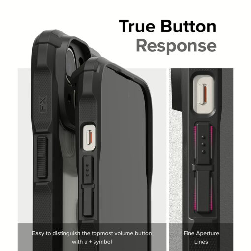 Ringke รุ่น Fusion X - เคส iPhone 15 - สี Black - Image 13
