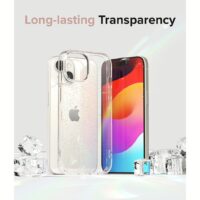 Ringke รุ่น Air - เคส iPhone 15 - สี Glitter Clear
