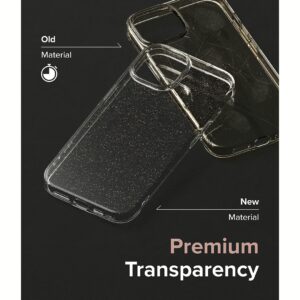 Ringke รุ่น Air - เคส iPhone 15 - สี Glitter Clear