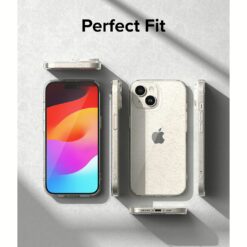 Ringke รุ่น Air - เคส iPhone 15 - สี Glitter Clear