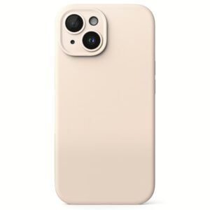 Ringke รุ่น Silicone Magnetic - เคส iPhone 15 - สี Pink Sand