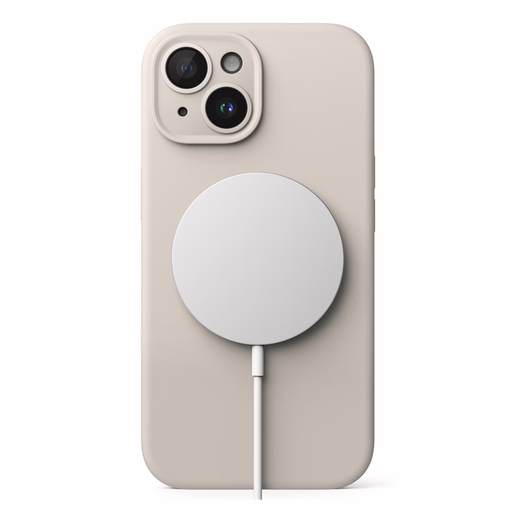 Ringke รุ่น Silicone Magnetic - เคส iPhone 15 - สี Stone