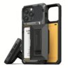VRS รุ่น Damda Glide Hybrid - เคส iPhone 15 Pro Max - สี Black Groove