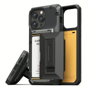 VRS รุ่น Damda Glide Hybrid - เคส iPhone 15 Pro Max - สี Black Groove