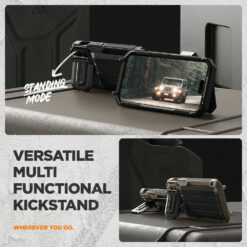 VRS รุ่น Damda Glide Ultimate - เคส iPhone 15 Pro - สี Black