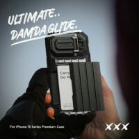 VRS รุ่น Damda Glide Ultimate - เคส iPhone 15 Pro - สี Black