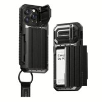 VRS รุ่น Damda Glide Ultimate - เคส iPhone 15 Pro - สี Black