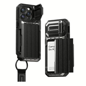 VRS รุ่น Damda Glide Ultimate - เคส iPhone 15 Pro - สี Black