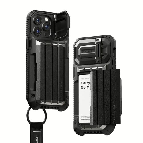 VRS รุ่น Damda Glide Ultimate - เคส iPhone 15 Pro Max - สี Black - Image 2