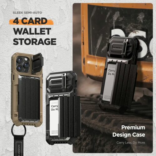VRS รุ่น Damda Glide Ultimate - เคส iPhone 15 Pro Max - สี Black - Image 5