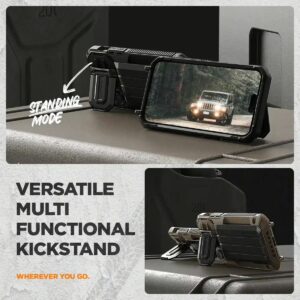 VRS รุ่น Damda Glide Ultimate - เคส iPhone 15 Pro Max - สี Khaki