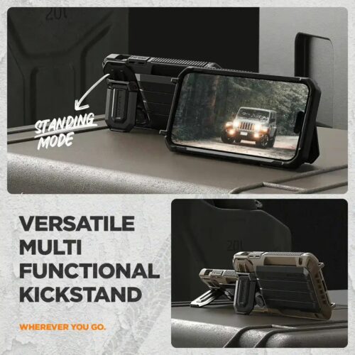 VRS รุ่น Damda Glide Ultimate - เคส iPhone 15 Pro Max - สี Black - Image 8