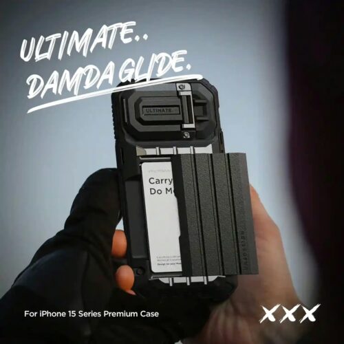 VRS รุ่น Damda Glide Ultimate - เคส iPhone 15 Pro Max - สี Black - Image 9