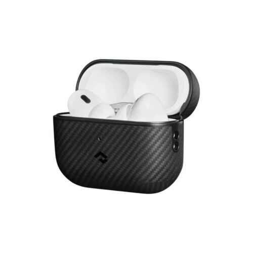 Pitaka รุ่น MagEZ Case - เคส Airpods Pro/Pro 2 - สี Black/Grey Twill - Image 4