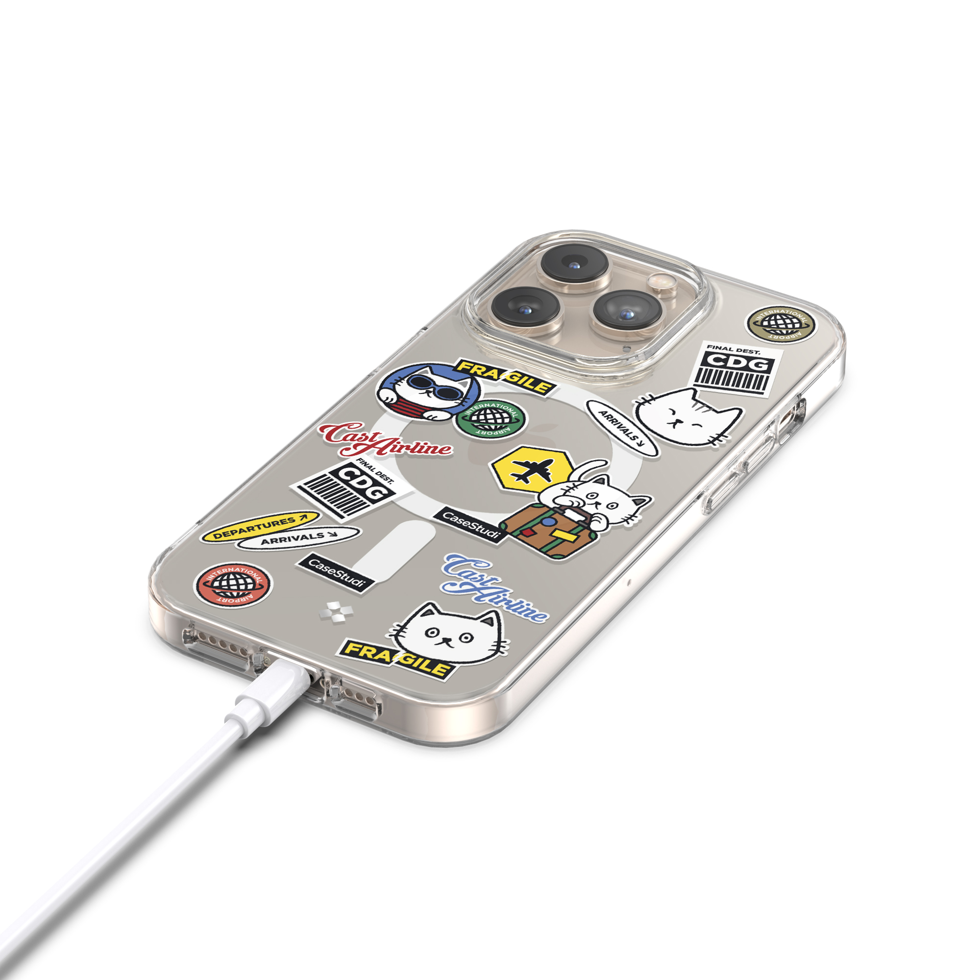 Casestudi รุ่น Cast - เคส iPhone 15 Pro - สี Travel