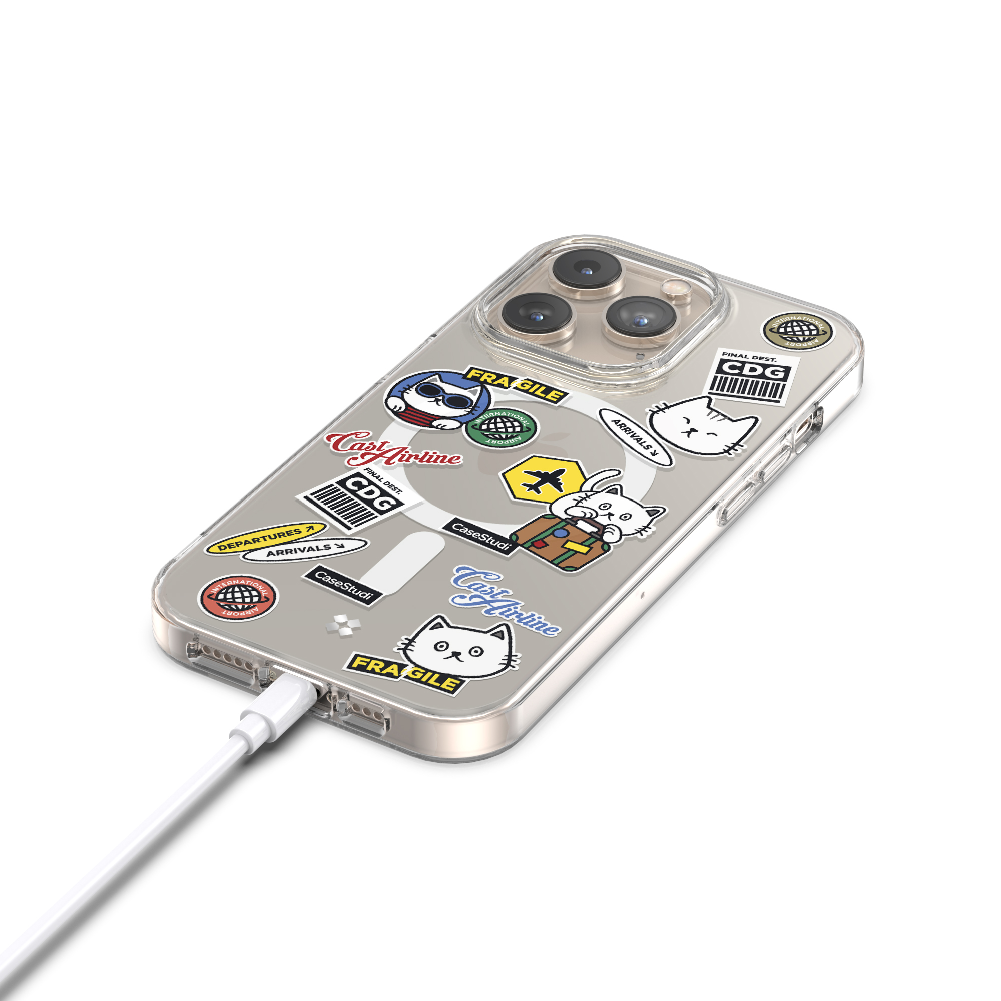 Casestudi รุ่น Cast - เคส iPhone 15 Pro - สี Travel 3 Casestudi รุ่น Cast - เคส iPhone 15 Pro - สี Travel