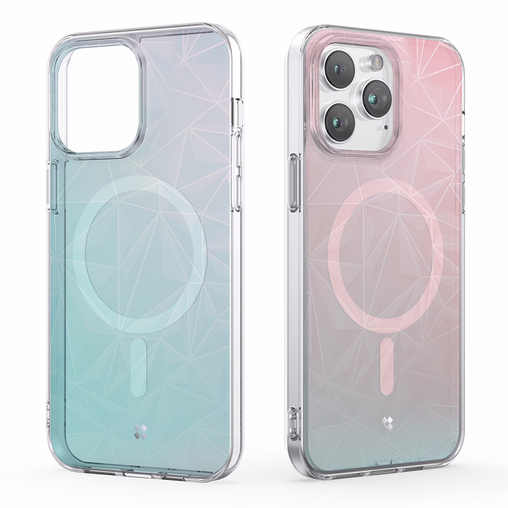 Casestudi รุ่น Gala (MagSafe) - เคส iPhone 15 Pro Max - สี Diamond (เปลี่ยนสีตามแสง)