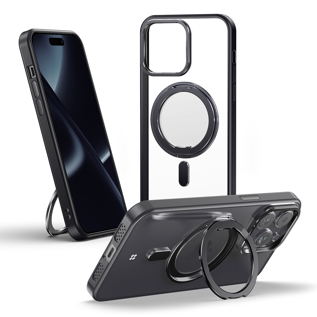Casestudi รุ่น Mag+ - เคส iPhone 15 Pro Max - สี Black