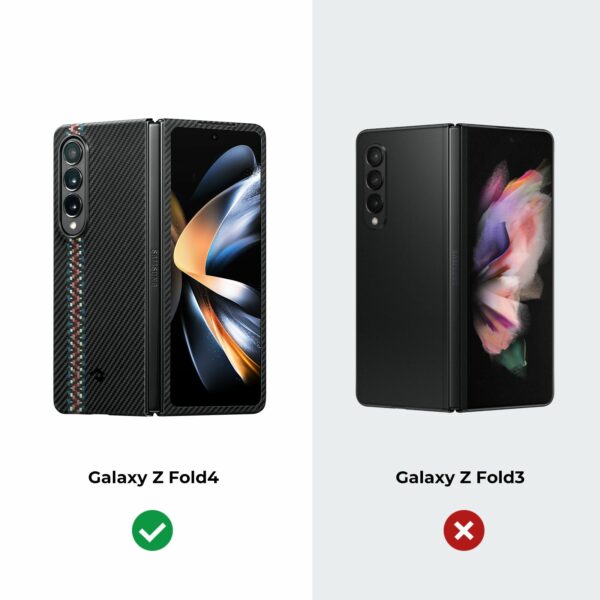 Pitaka รุ่น Fusion Weaving MagEz Case - เคส Galaxy Z Fold 4 - สี Rhapsody