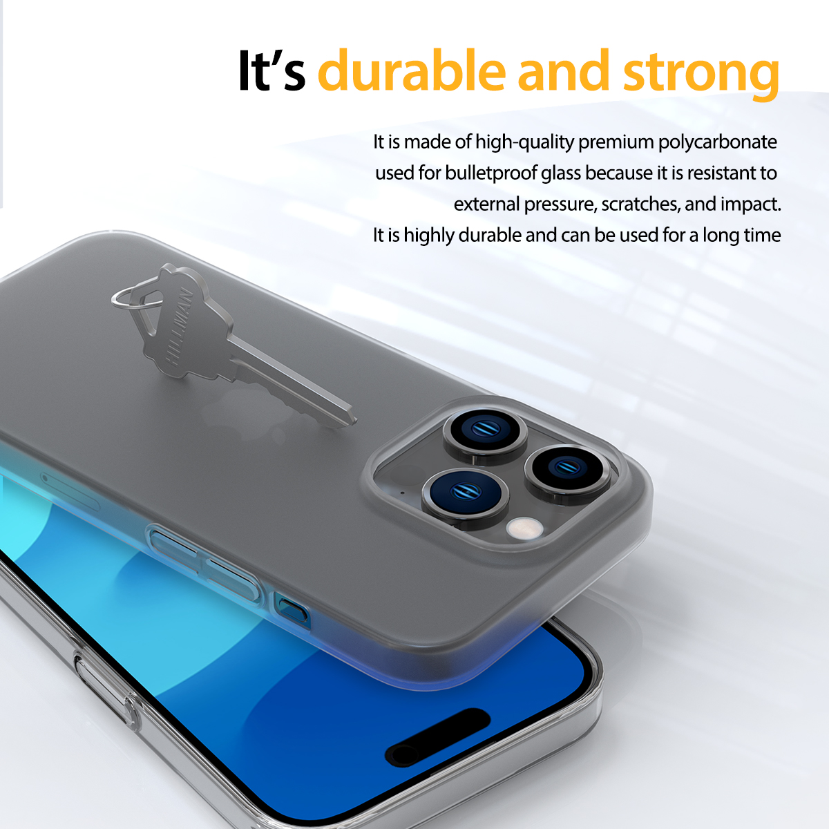 Araree รุ่น Nukin - เคส iPhone 15 Pro - สี Clear