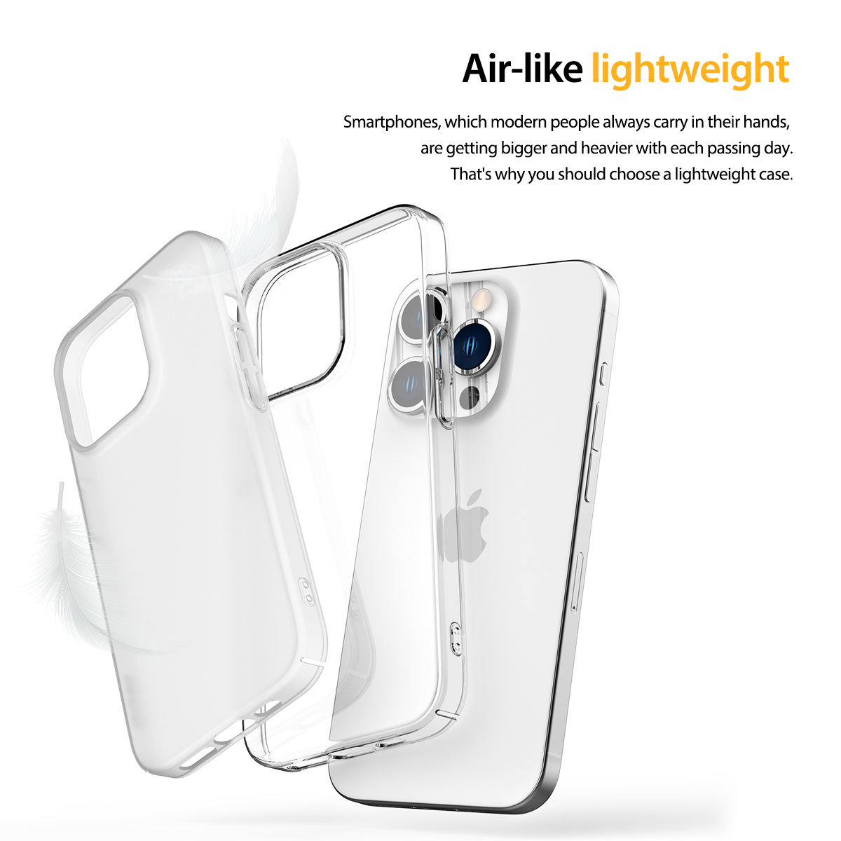 Araree รุ่น Nukin - เคส iPhone 15 Pro Max - สี Clear